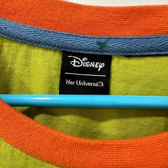 Disney Zootopia Cropped Top in Lime Green & Orange - Picture 4 of 4